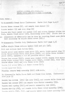 Bell and Howell 308 manual. Camera Instructions.